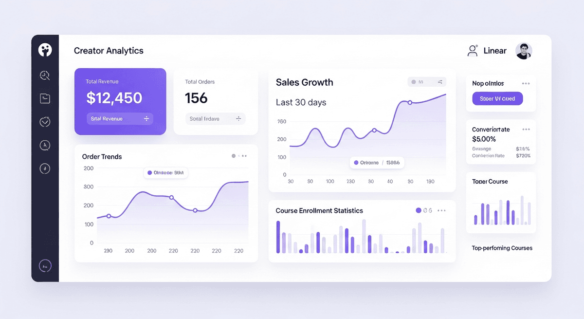 Creator dashboard