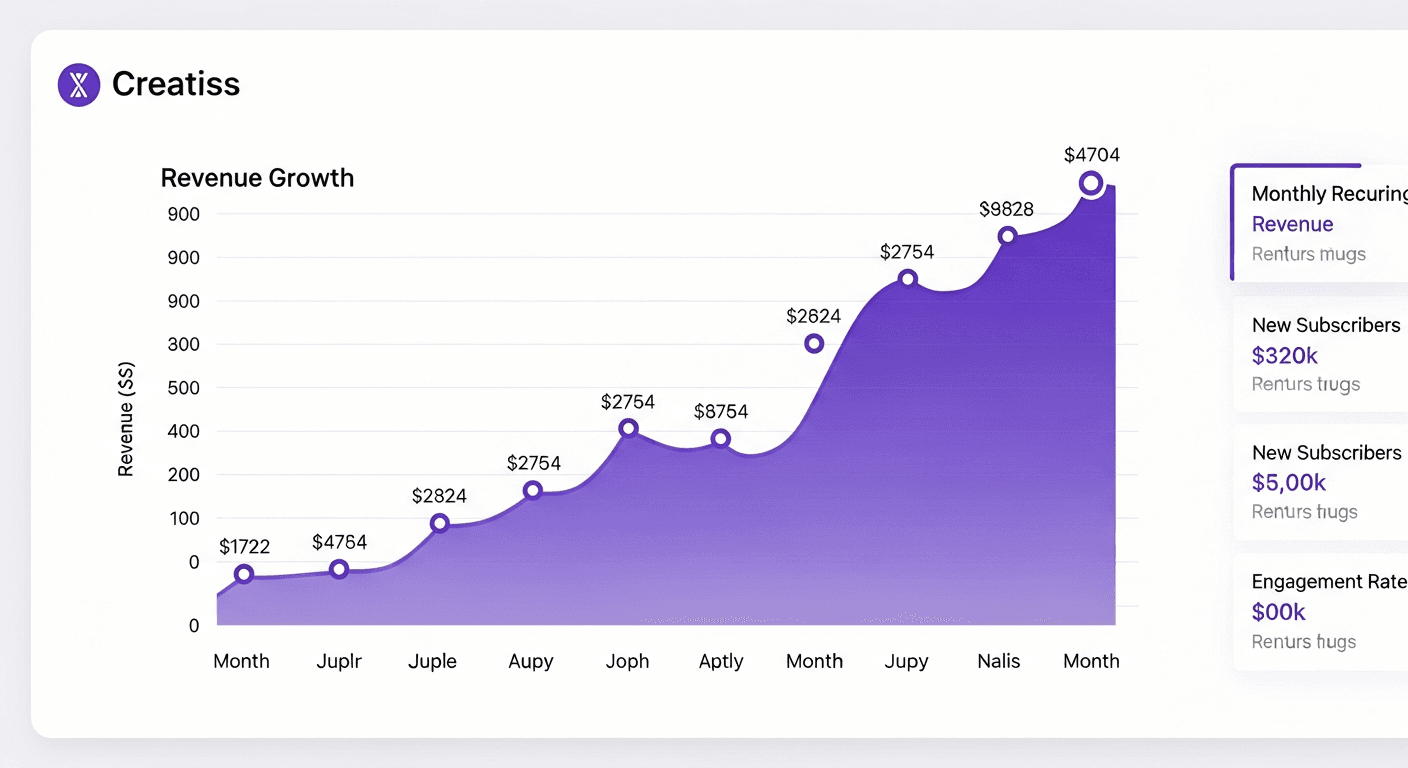 Creator success and revenue growth